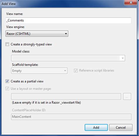 Image result for Net Core Partial View Tutorial