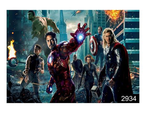 Avengers in Action Wallpaper for Wall – Myindianthings