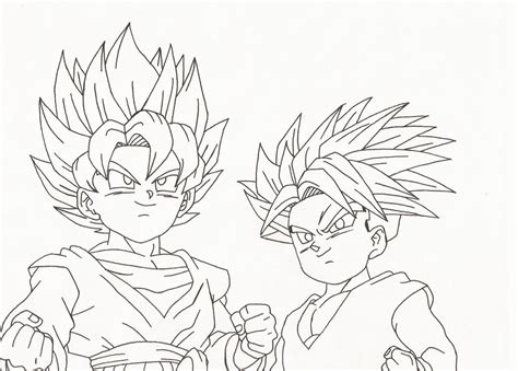 Kid Trunks And Gotaks - Free Coloring Pages