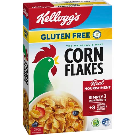 Kellogg's Corn Flakes Gluten Free Breakfast Cereal 270g | Woolworths