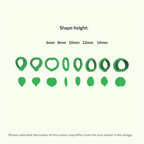 Petal Making Set Combo 1 (Pack of 8) - CC05- Micro cutter for clay ...