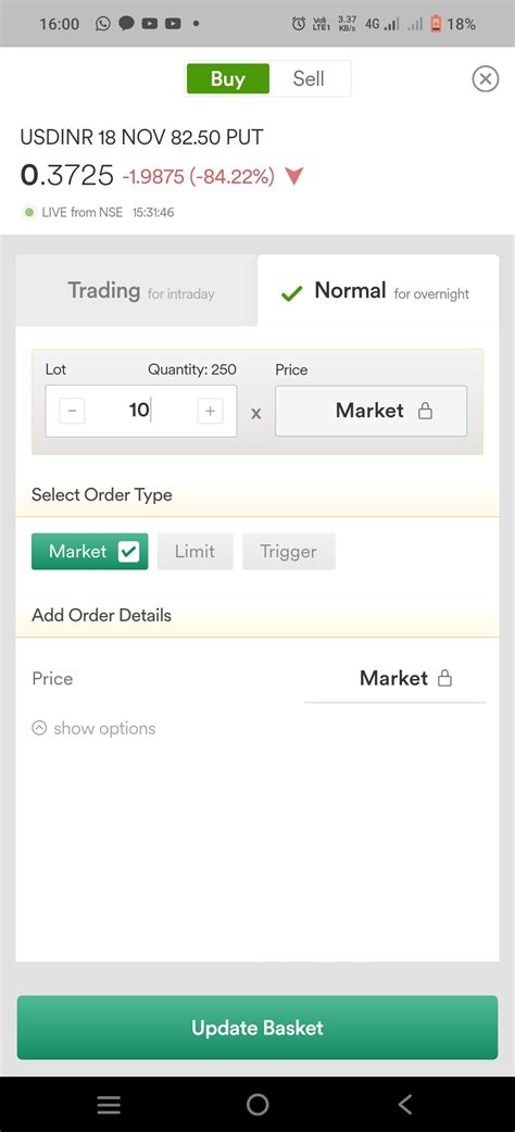 Bug in basket Order - MadeForTrade