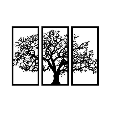 Buy STUDPEEK Tree Art Design Wall Decor Acrylic Self Adhesive 3D ...