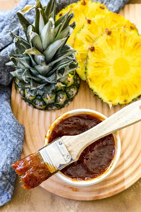Pineapple BBQ Sauce Recipe - Bonappeteach