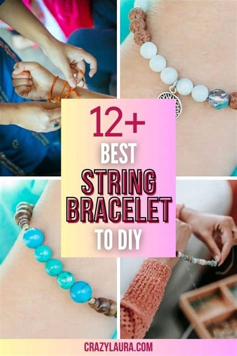 Homemade String Bracelets 的图像结果