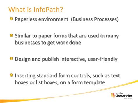 Image result for Tutorial for InfoPath