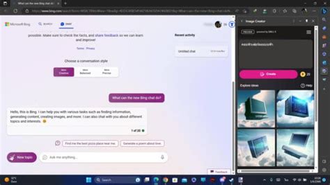 Bing Image Creator Windows 11 的图像结果