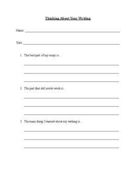 Image result for Student Writing Reflection