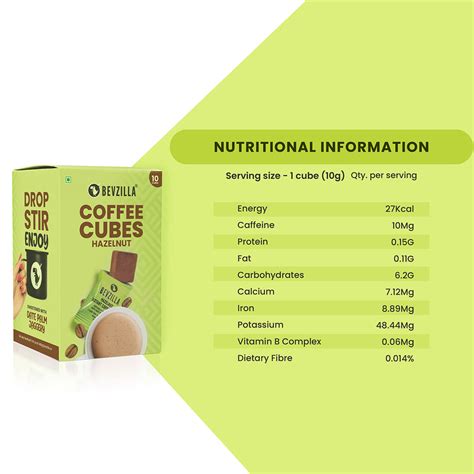 Buy Bevzilla Hazelnut Coffee Cubes Online at Best Price