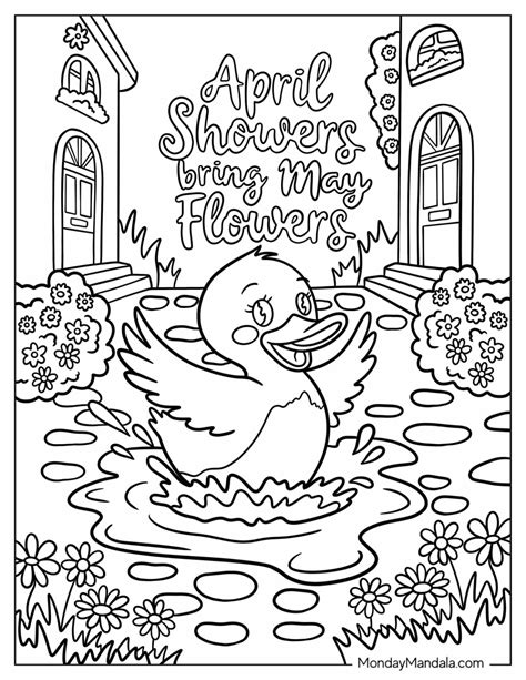 Coloring Pages May Flowers