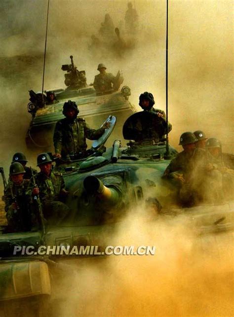 实拍中国陆军炮兵部队坦克部队进攻作战 - 陆军论坛 - 铁血社区