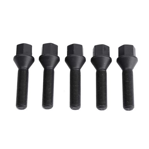 12x1.5mm Tuner Lug Bolts, KSP Conical Seat Extended 45mm Shank 17mm Hex ...