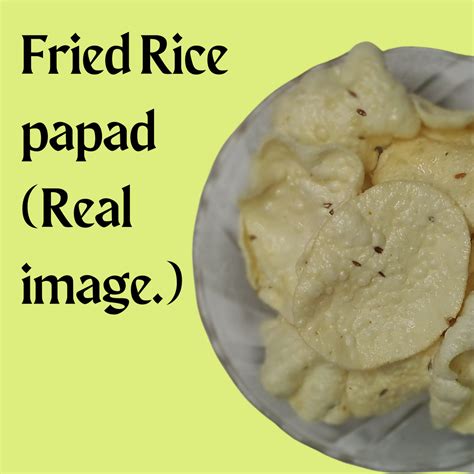 Rice Papad kichiya, Chawal khichiya, (MACHINE MADE) - Small size ...