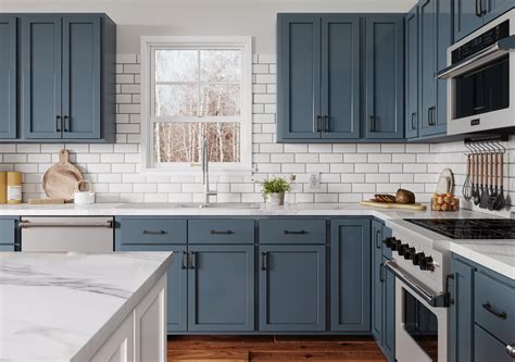 Blue Kitchen Cabinets