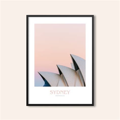 Buy Sydney Travel Poster, Sydney Opera House Photography Print ...
