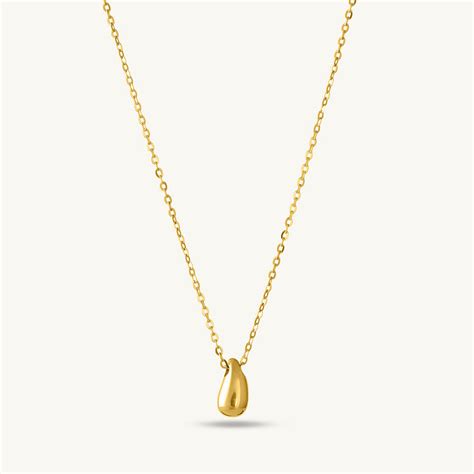 Buy Tiny Pear Necklace- 18k Gold Plated online- Palmonas – PALMONAS