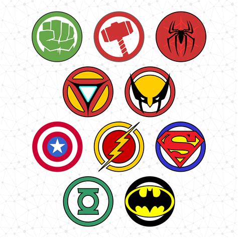 Top 10 Superhero Logo
