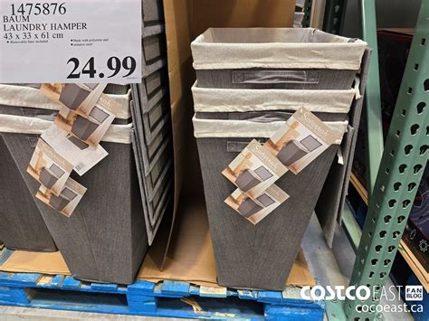 1475876 BAUM LAUNDRY HAMPER 43 x 33 x 61 cm 24 99 - Costco East Fan Blog