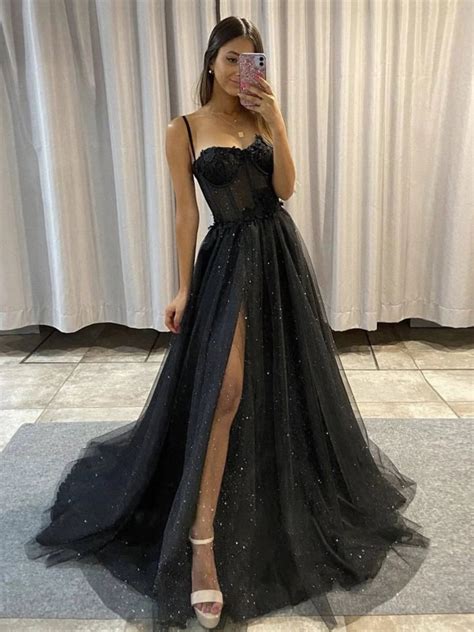 black prom dress