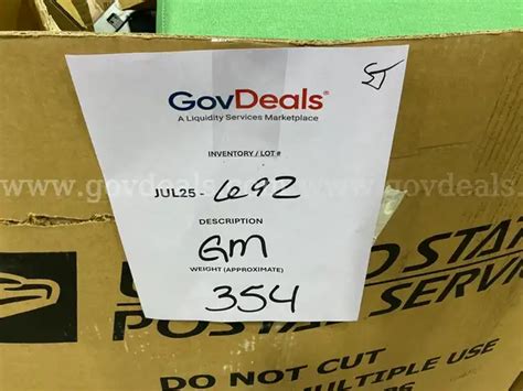General Merchandise: (JUL25-0692) | GovDeals