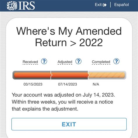 Amended return got adjusted July 14th, I am receiving it as a check by ...