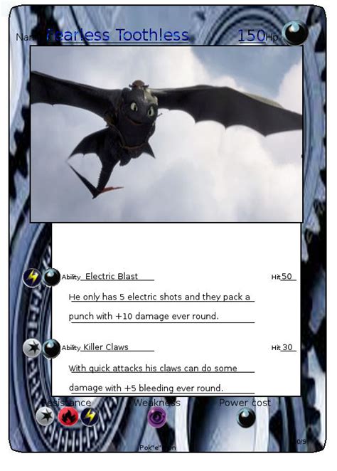 Image result for Toothless Pokemon Card
