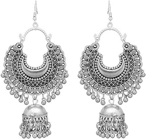 Pretty Silver Jhumkas That Will Spice Up Your Ethnic Ensembles ...