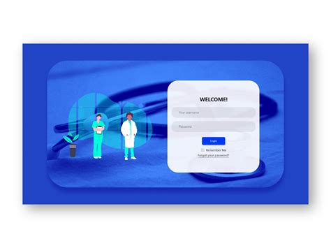Doctor Login Screen (1) | Images :: Behance