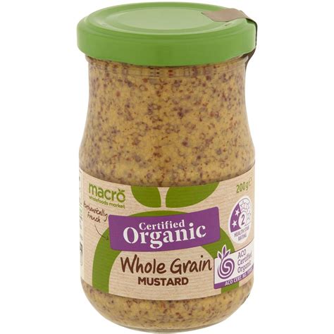 Organic Whole Grain Mustard at Deloris Colvin blog