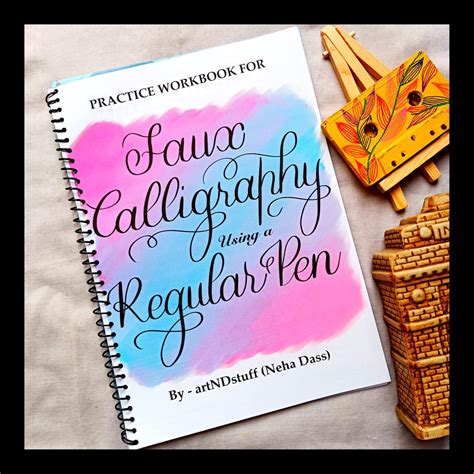 artNDstuff By Neha Dass - Faux (Fake) Calligraphy Workbook for ...