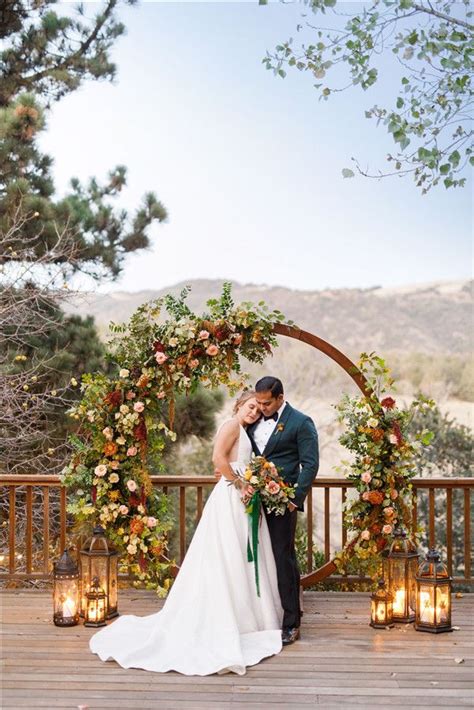 fall wedding arch ideas