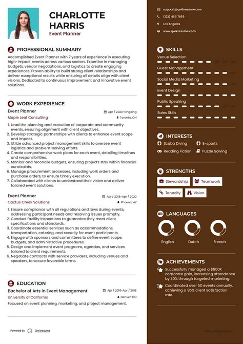 10+ Event Planner Resume Samples & Templates for 2025