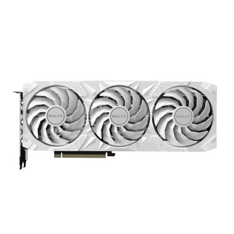 Buy GALAX GeForce RTX 4070 1-Click OC White 3X 12GB Nvidia Graphic Card ...