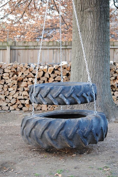 26 Playful Tire Swings That You Can Build Yourself | Outdoor play areas ...