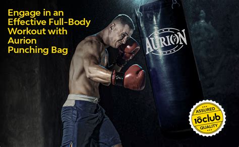 Buy Aurion by 10 Club 4 Feet Synthetic Leather Filled Punching Bag ...