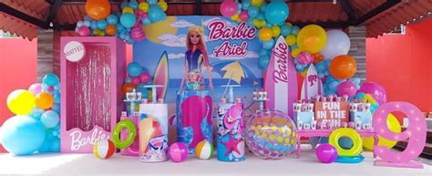 Fiesta barbie party | Decoracion de barbie, Fiesta minnie decoracion ...