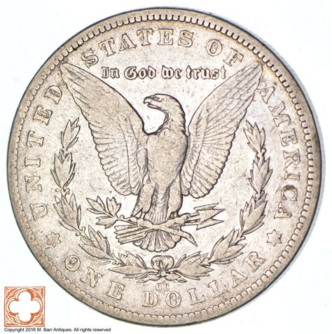 Carson City - 1892-CC Morgan Silver Dollar - RARE Historic Coin ...