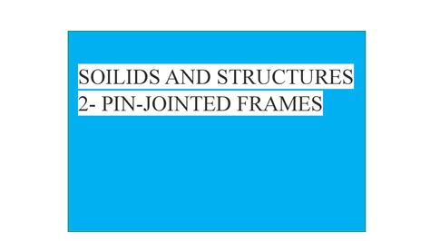 Image result for Pin-Jointed Frames Worked Examples