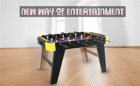 Wembley Wooden Big Foosball with Long Stand Portable Foosball Game ...