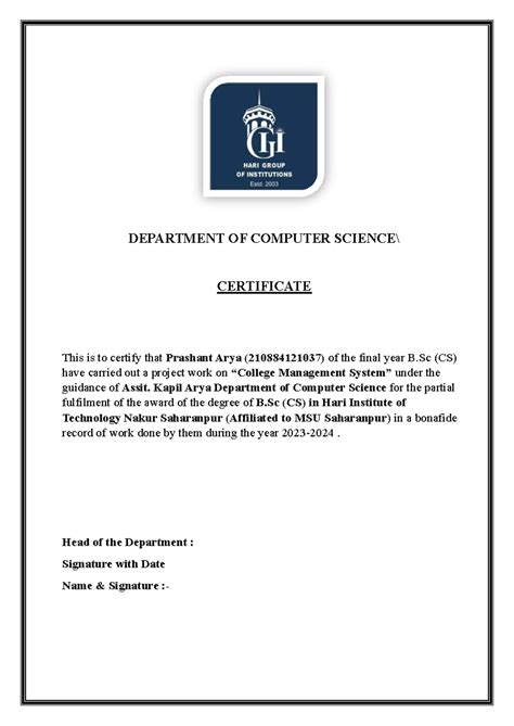 Certi - Hello Request to Download - DEPARTMENT OF COMPUTER SCIENCE ...