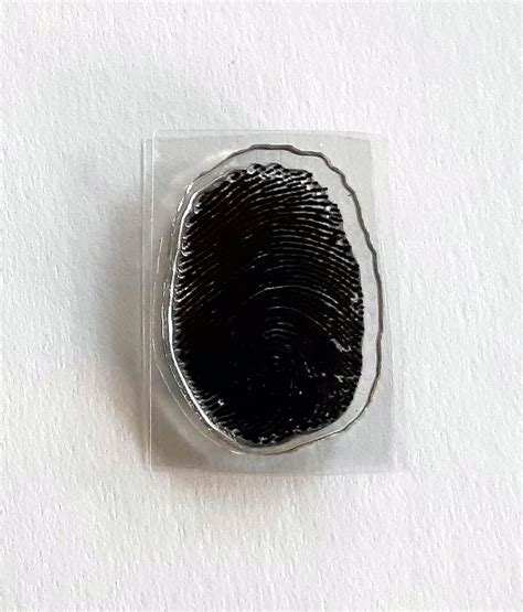 Thumb print rubber stamp WM : Amazon.in: Office Products