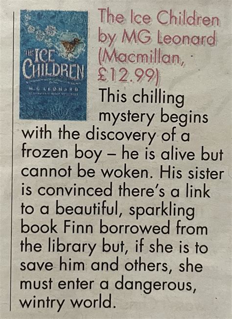 The Ice Children — M. G. Leonard