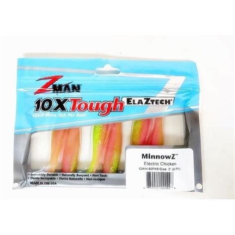ZMan MinnowZ Soft Plastic Lures | 3 Inch | 6 Pcs Per Pack