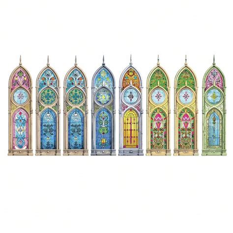 Central European Style Window Stickers, Suitable For Living Room ...