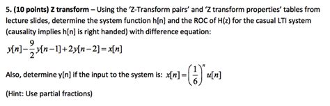 Correlation Property of Z Transform Example 的图像结果