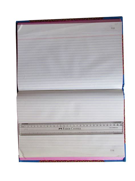 Shyamaraj Horizontal Line Long Register 300 Pages : Amazon.in: Office ...