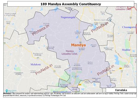 Mandya Assembly Constituency, Karnataka- 189