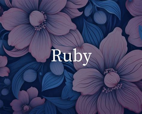 Image result for Ruby Name