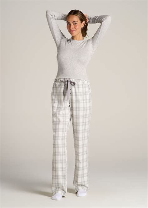 Open-Bottom Flannel Women’s Tall Pajama Pants | American Tall