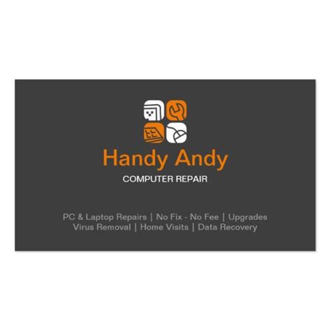 Computer Repair Business Card 的图像结果